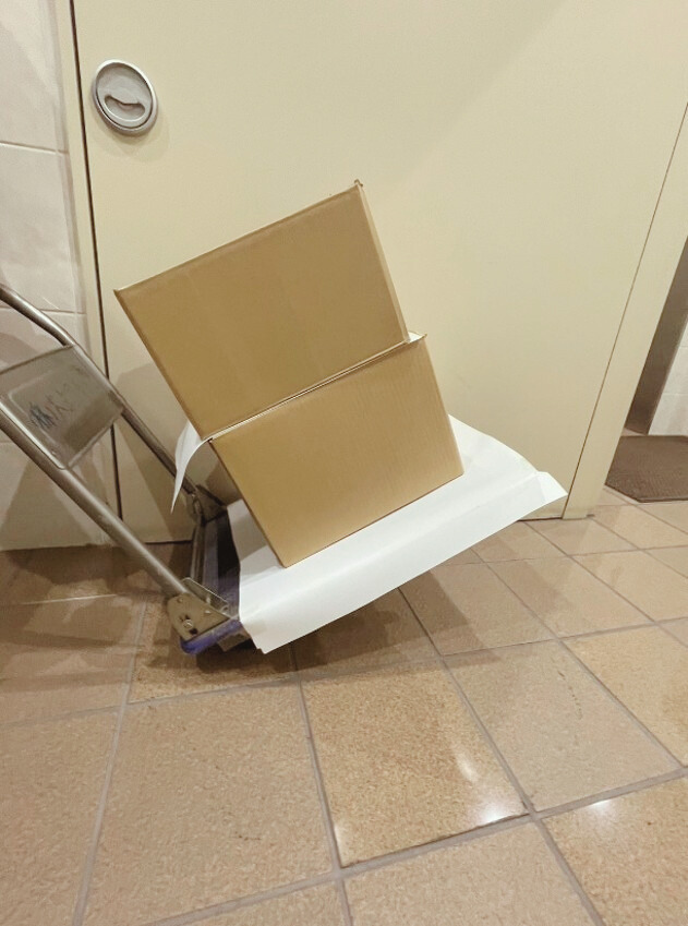 ユポ防滑タイプの使用例